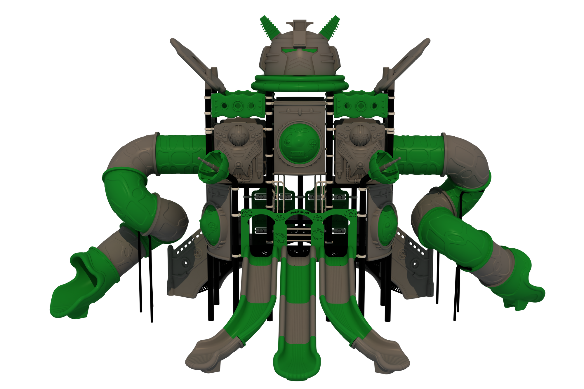 Robot Temalı Oyun Grubu E-500 PRK-502 | Temalı Metal Oyun Grupları | Erse Kent Mobilyaları